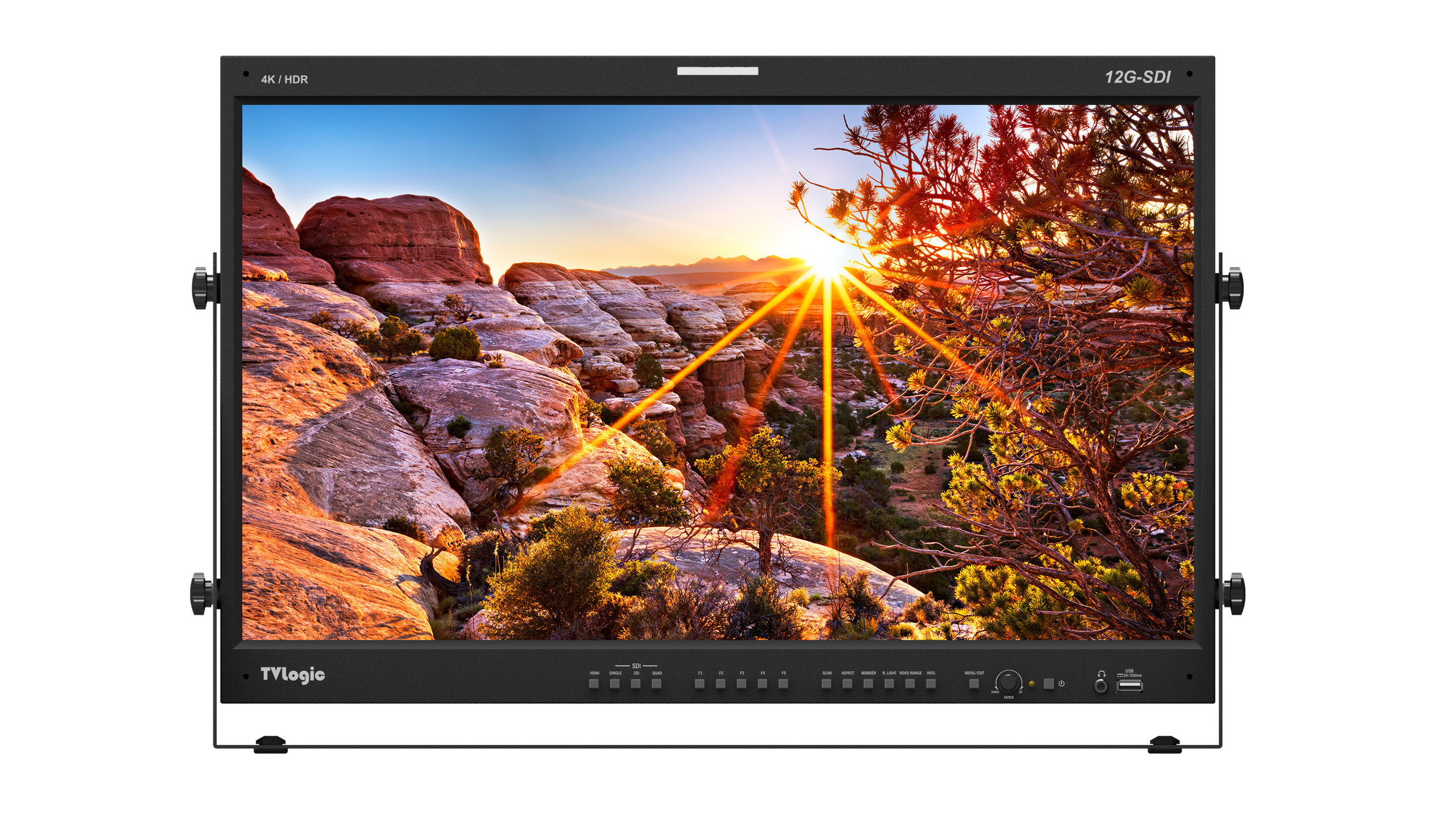 TVLogic LUM 242H 24 inch 4K UHD High Brightness HDR Emulation Monitor 