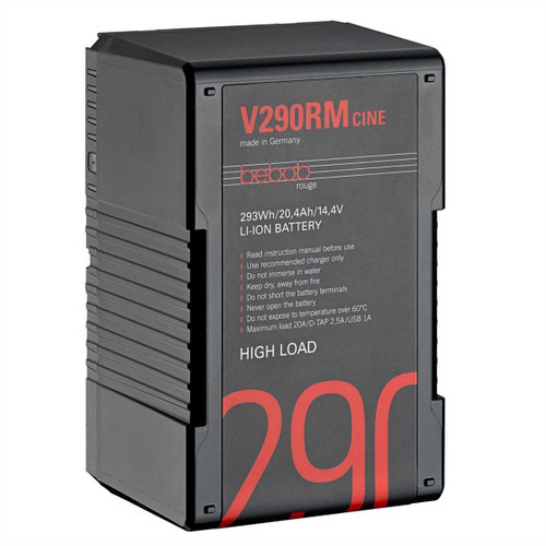 Bebob V290RM-CINE V-Mount Li-Ion High Load battery 14.8V / 294Wh