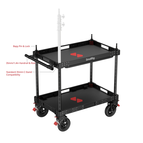 SmallRig 36" Lightweight Video Production Camera Cart MD4573