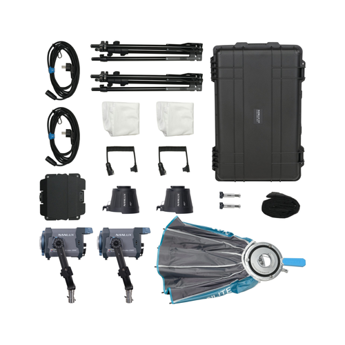 Nanlux Evoke 150C 2-Light Kit with Light Stands EVOKE-150C-2KIT