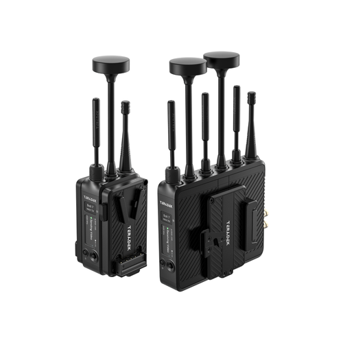 Teradek Bolt 7 MAX 12G-SDI/HDMI Wireless TX/RX Deluxe Set - 2x V-Mount Battery Cradles 10-2720-V