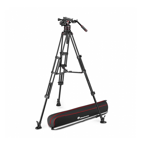 Manfrotto Nitrotech 612 Video Head, Alu Twin Leg Tripod MS MVK612TWINMA Manfrotto Nitrotech 612 Video Head, Alu Twin Leg Tripod MS MVK612TWINMA