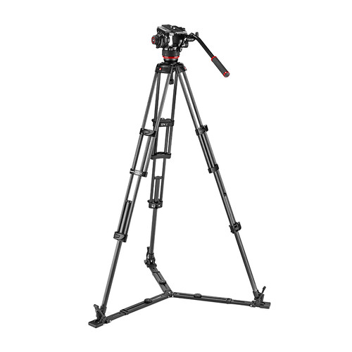Manfrotto 504X Fluid Video Head with CF Twin Leg Tripod GS MVK504XTWINGC Manfrotto 504X Fluid Video Head with CF Twin Leg Tripod GS MVK504XTWINGC