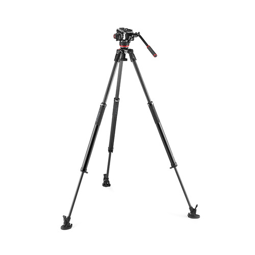 Manfrotto 504X Fluid Video Head with 635 Fast Single Carbon Leg MVK504XSNGFC