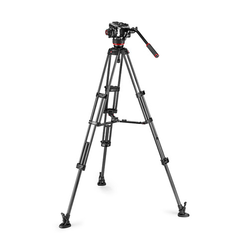 Manfrotto 504X Fluid Video Head with CF Twin Leg Tripod MS MVK504XTWINMC Manfrotto 504X Fluid Video Head with CF Twin Leg Tripod MS MVK504XTWINMC