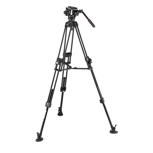 Manfrotto 504X Fluid Video Head with 645 Fast Twin Alu Tripod MVK504XTWINFA Manfrotto 504X Fluid Video Head with 645 Fast Twin Alu Tripod MVK504XTWINFA