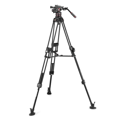 Manfrotto Nitrotech 612 Series with 645 Fast Twin Alu Tripod MVK612TWINFA Manfrotto Nitrotech 612 Series with 645 Fast Twin Alu Tripod MVK612TWINFA