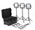 Litepanels Astra IP 1x1 Traveler Trio GM&VM Kit (Standard Yoke, UK Power Cable)