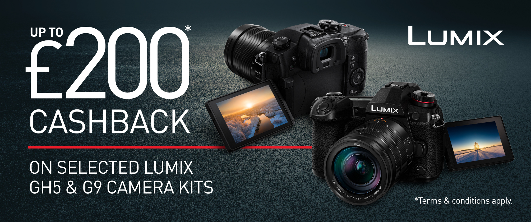 Lumix G Series Cashback