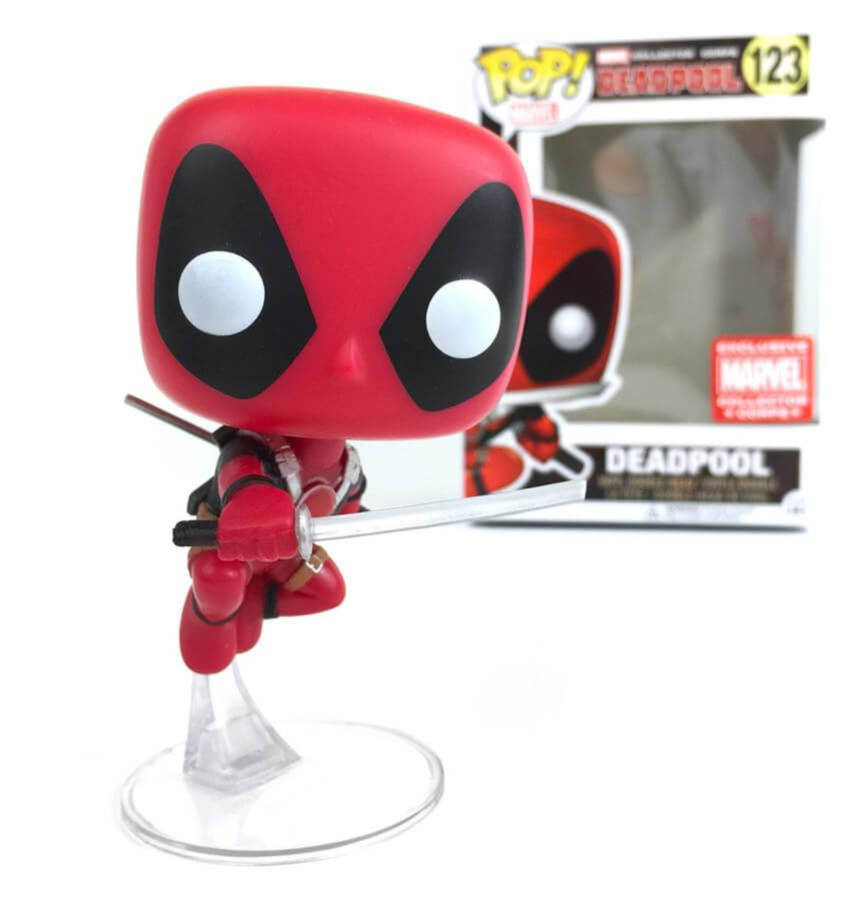 DEADPOOL MARVEL POP! VINYL FIGURE MARVEL COLLECTOR CORPS EXCLUSIVE 123