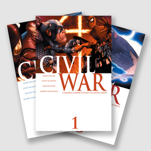 MARVEL CIVIL WAR COMPLETE SEVEN PART COMIC SET