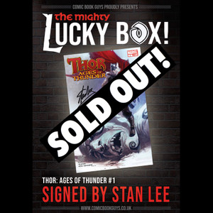 MIGHTY LUCKY BOX SIGNED STAN LEE THOR #1 MIGHTY LUCKY BOX SIGNED STAN LEE THOR #1