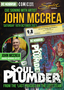 JOHN MCCREA SOUL PLUMBER #1 CGC IN-HOUSE PRIVATE SIGNING
