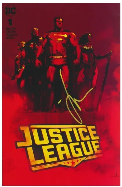 JUSTICE LEAGUE #1 JOCK VARIANT SIGNED