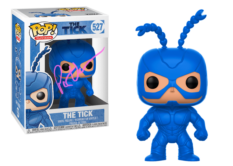 THE TICK POP! VINYL FIGURE 527 SIGNED