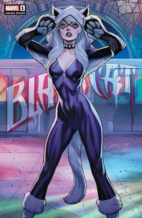 BLACK CAT #1 J SCOTT CAMPBELL FRANKIES COMICS COVER B VARIANT