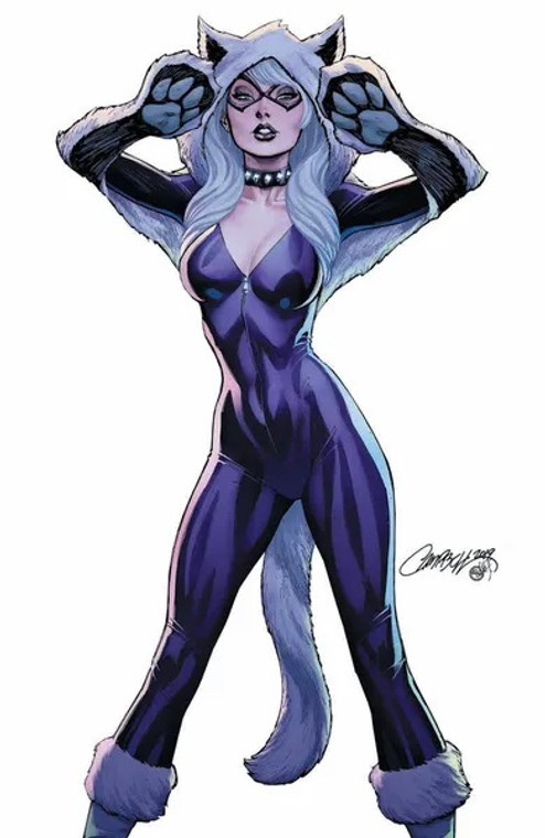 BLACK CAT #1 J SCOTT CAMPBELL FRANKIES COMICS COVER B VIRGIN VARIANT