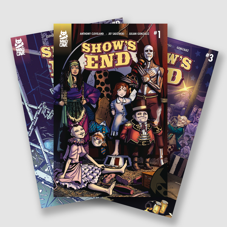 SHOWS END COMPLETE FIVE PART COMIC SET