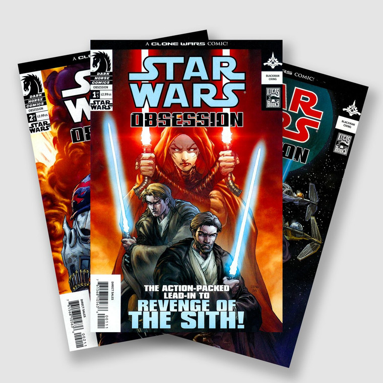STAR WARS OBSESSION COMPLETE FIVE PART COMIC SET
