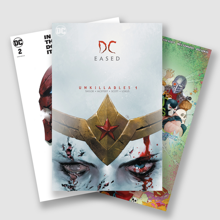 DCEASED UNKILLABLES (HORROR MOVIE VARIANT) COMPLETE THREE PART COMIC SET