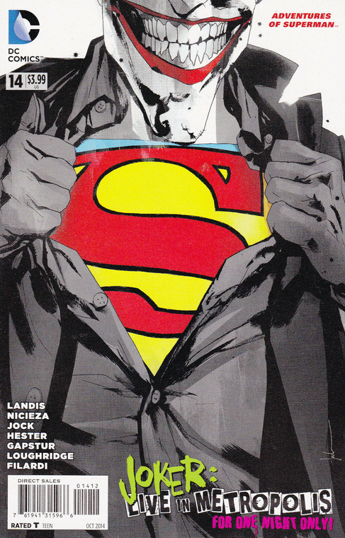 ADVENTURES OF SUPERMAN #14 JOCK 2ND PRINT VARIANT