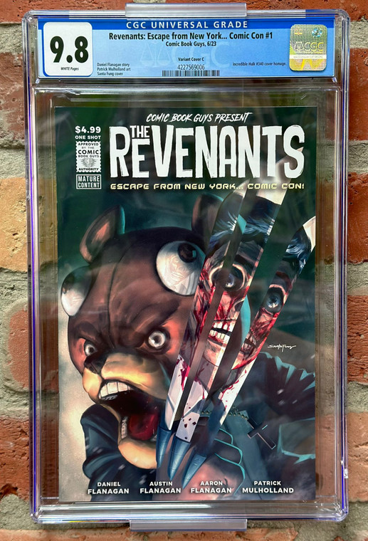 REVENANTS ESCAPE FROM NEW YORK COMIC CON PX UK FUNG EXCLUSIVE CGC 9.8