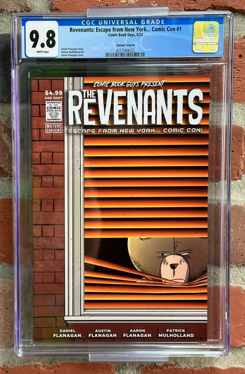 REVENANTS ESCAPE FROM NEW YORK COMIC CON CVR F FLANAGAN CGC 9.8