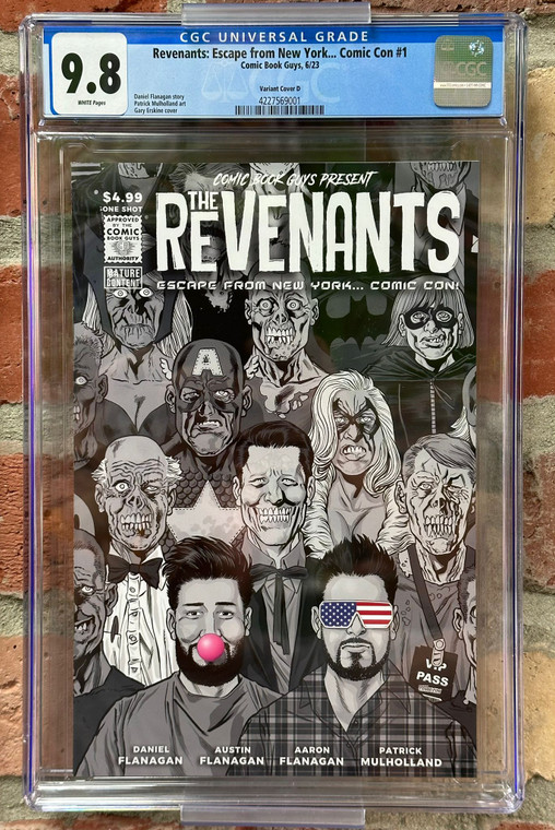 REVENANTS ESCAPE FROM NEW YORK COMIC CON CVR D ERSKINE CGC 9.8