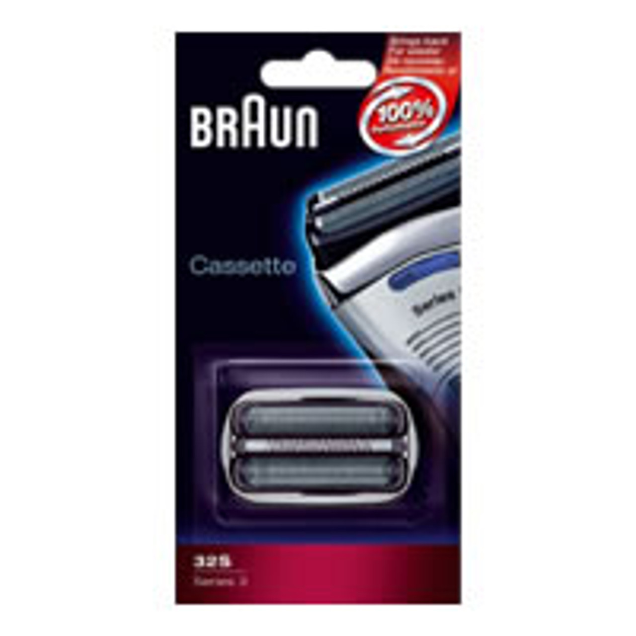 Braun 32B replacement foils and cutter blades, Black Click for list of shaver models supported