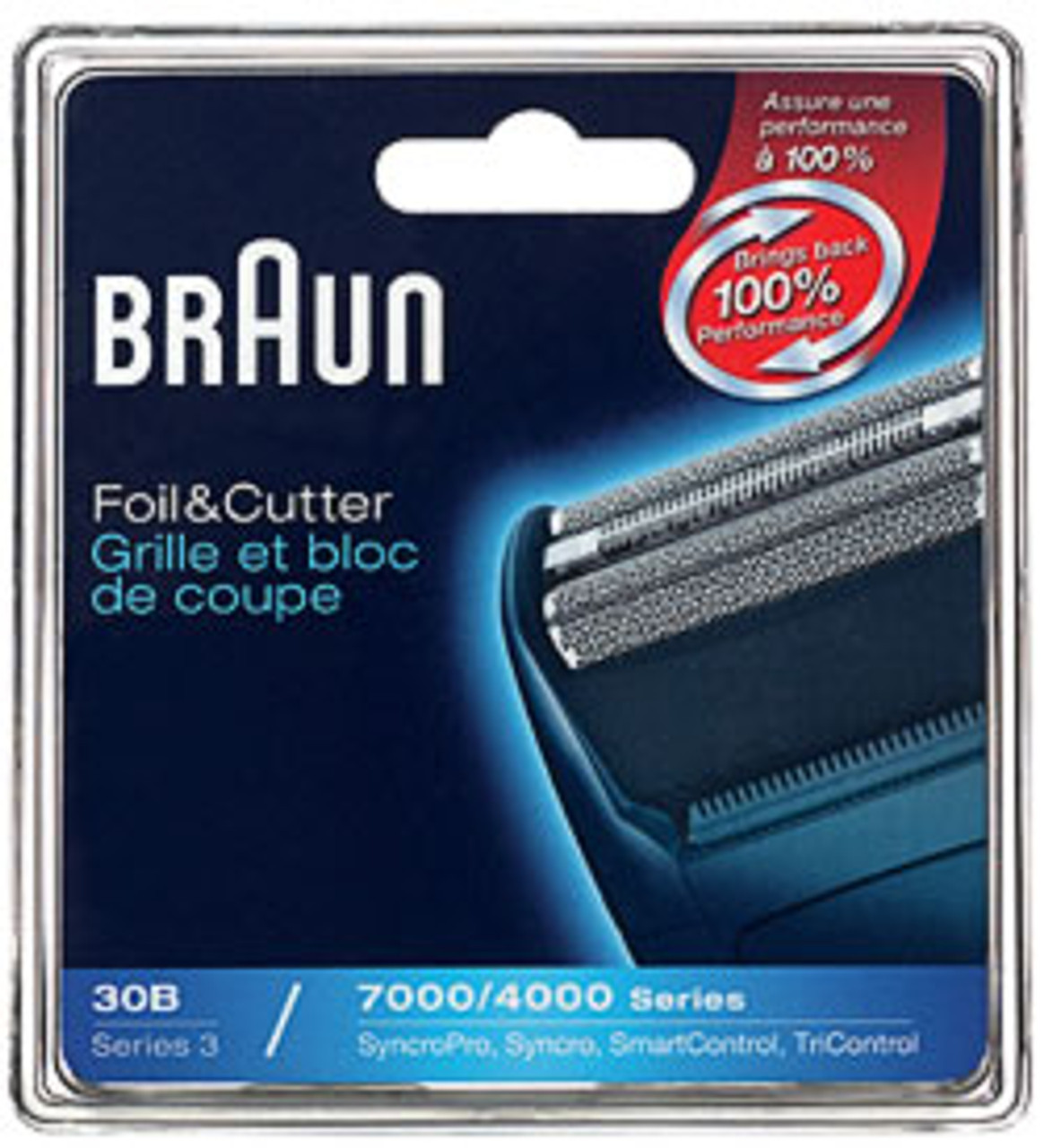 30B Foil for Braun 3 Series Smart Control&4000 SyncroPro&7000 TriControl  Shaver
