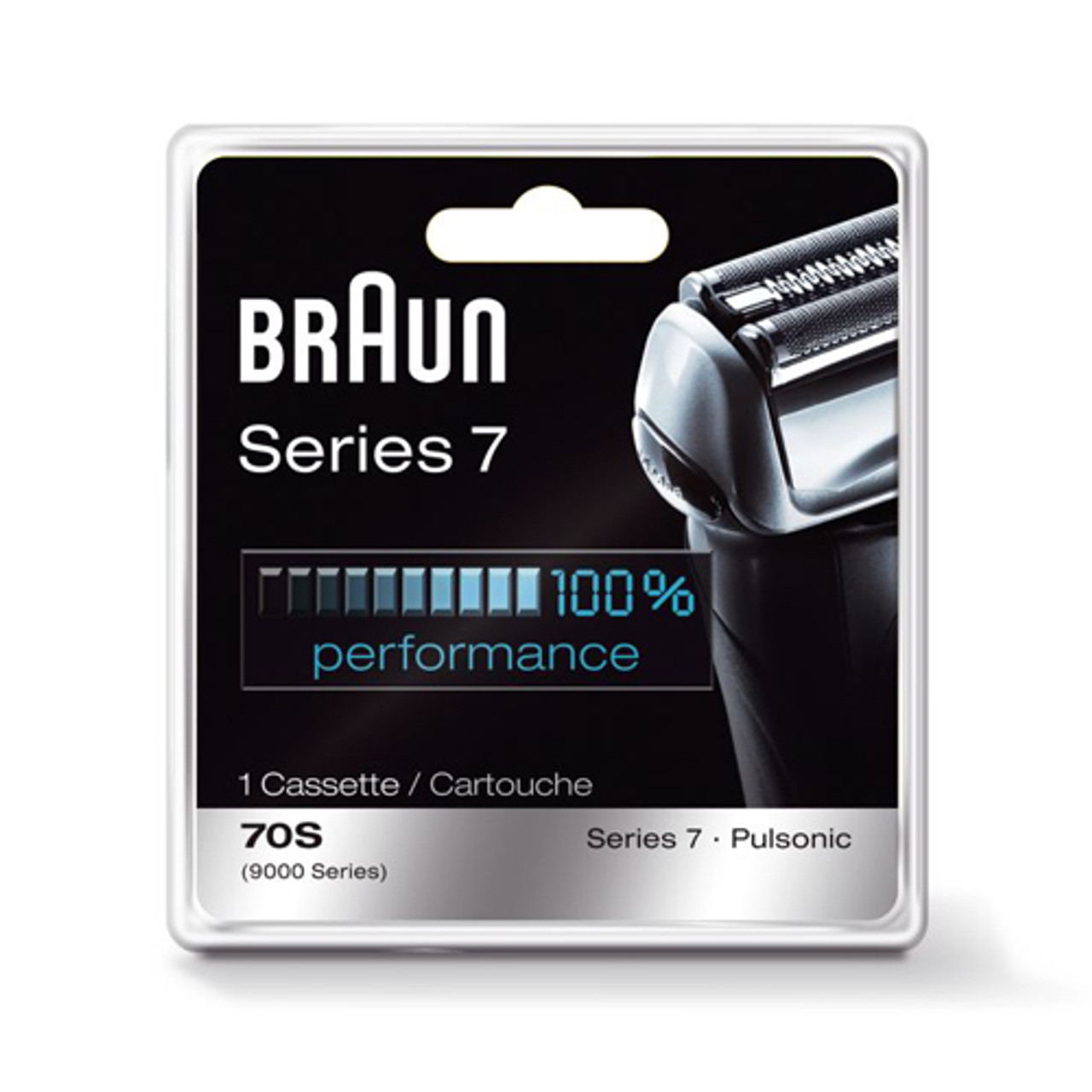  Braun Series 7 70-S7200cc Foil Foil Shaver, 360° Flex,  Stainless Steel