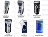 Braun 370 Shaver replacement parts information