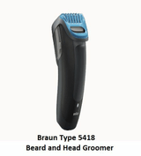 Braun Type 5418 Beard and head Trimmer Parts