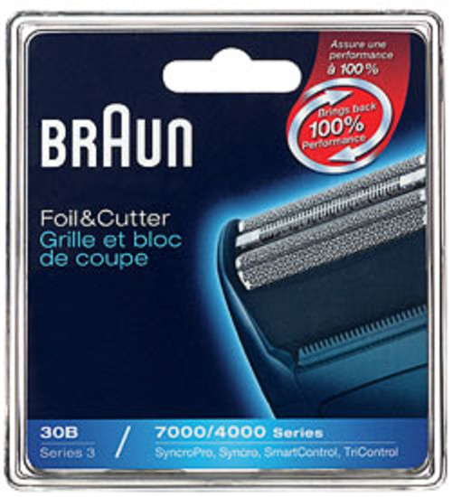 Braun 4700 (30B) Tricontrol Replacement foil and blade Fits models   4740, 4745, 4775, 4845, 4875, 4876, 5472, 5713, 5714, 5742, 5743, 199, 197s-1, 195s-1,