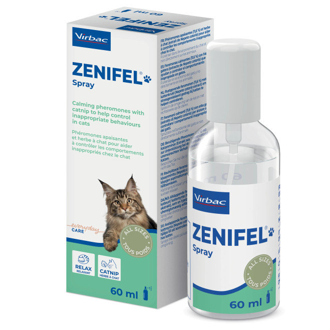 Zenifel Spray calmante per la gestione dello stress nel gatto