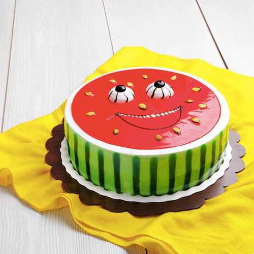 Smile of Watermelon Cake کیک هندوانه خندان