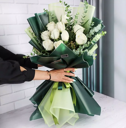 Zomorrod Flower Bouquet دسته گل زمرد