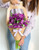 Alstroemeria Flower Bunch آلستر بنفش, گلبهی ، صورتی شاخه بریده