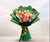 A bouquet of colorful dolls دسته گل عروسک‌های رنگی