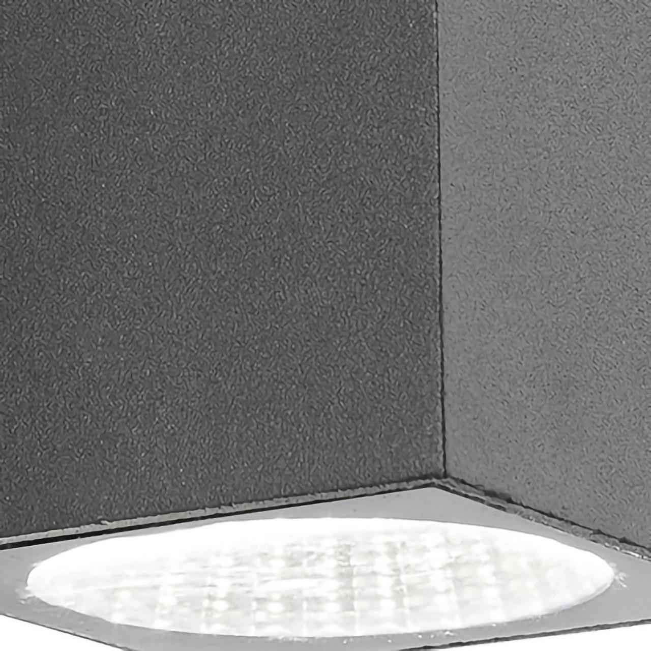 Graphite Light Fitting Firstlight LED Dino Outdoor Wall Downlight Cool White 4000K in Graphite ...