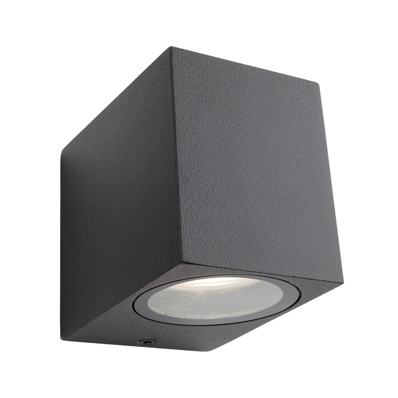 Graphite Light Fitting Firstlight Dune Outdoor Wall Downlight in Graphite | Light Fittings Direct