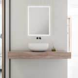 NxtGen Nevada LED 600x800mm Illuminated Bathroom Mirror with Demist Pad Image 2
