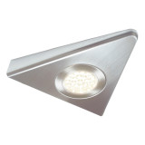 NxtGen Georgia Premium LED Under Cabinet Light 1.8W (3 Pack) Cool White 65° Brushed Nickel Image 2