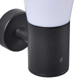 Zink GAMMA Outdoor Wall Light with Dusk Til Dawn Sensor Black Image 3