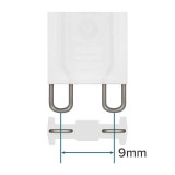 Crompton Lamps LED G9 Capsule 2.5W (2 Pack) Warm White Opal (25W Eqv) Image 2