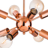 Firstlight Alfa Modern Style 8-Light Pendant Light Copper 2