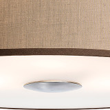 Firstlight Madison Contemporary Style 3-Light Semi-Flush Ceiling Light Taupe 2
