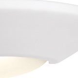 Firstlight Ceramic Modern Style 370mm Wall Up/Down Light in Unglazed and Acid Glass 2