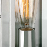 Firstlight Dallas Modern Style Lantern in Stainless Steel and Clear Glass 2