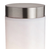 Firstlight Plaza Modern Style 855mm Post Light in Stainless Steel and Opal 2
